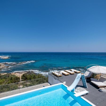 Icarus Luxury Beachfront Villa Gialiskari  Exterior foto