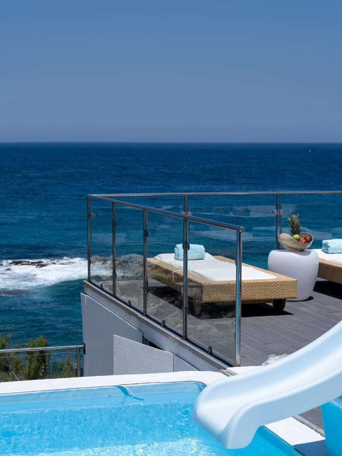 Icarus Luxury Beachfront Villa Gialiskari  Exterior foto